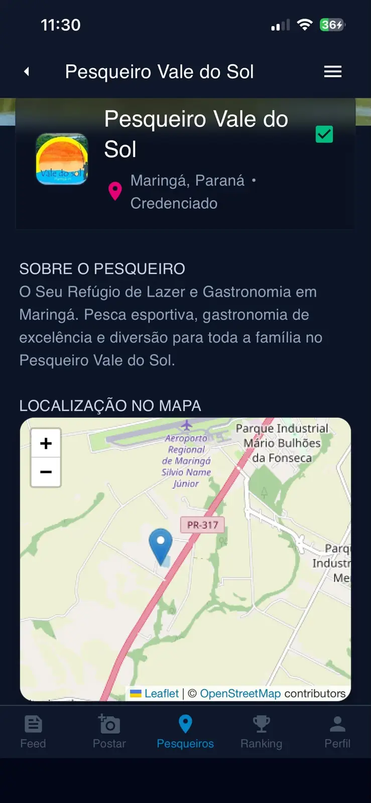 Funcionalidade de registro de captura no app Pescamais